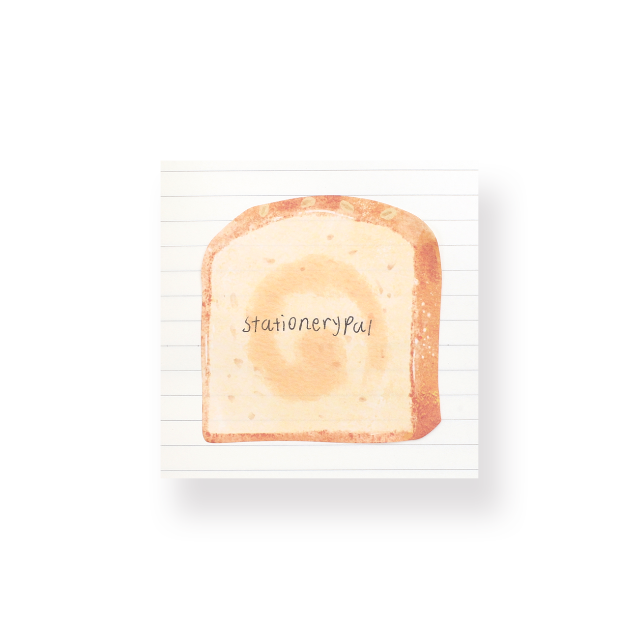Toast Notes Toast-Bread Sticky Notes - Pumpkin – Stationery Pal