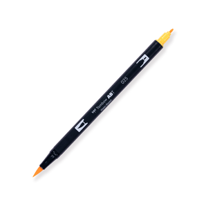 Tombow ABT Dual Brush Pen - 025 - Light Orange - Stationery Pal