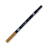 Tombow ABT Dual Brush Pen - 027 - Dark Ochre - Stationery Pal