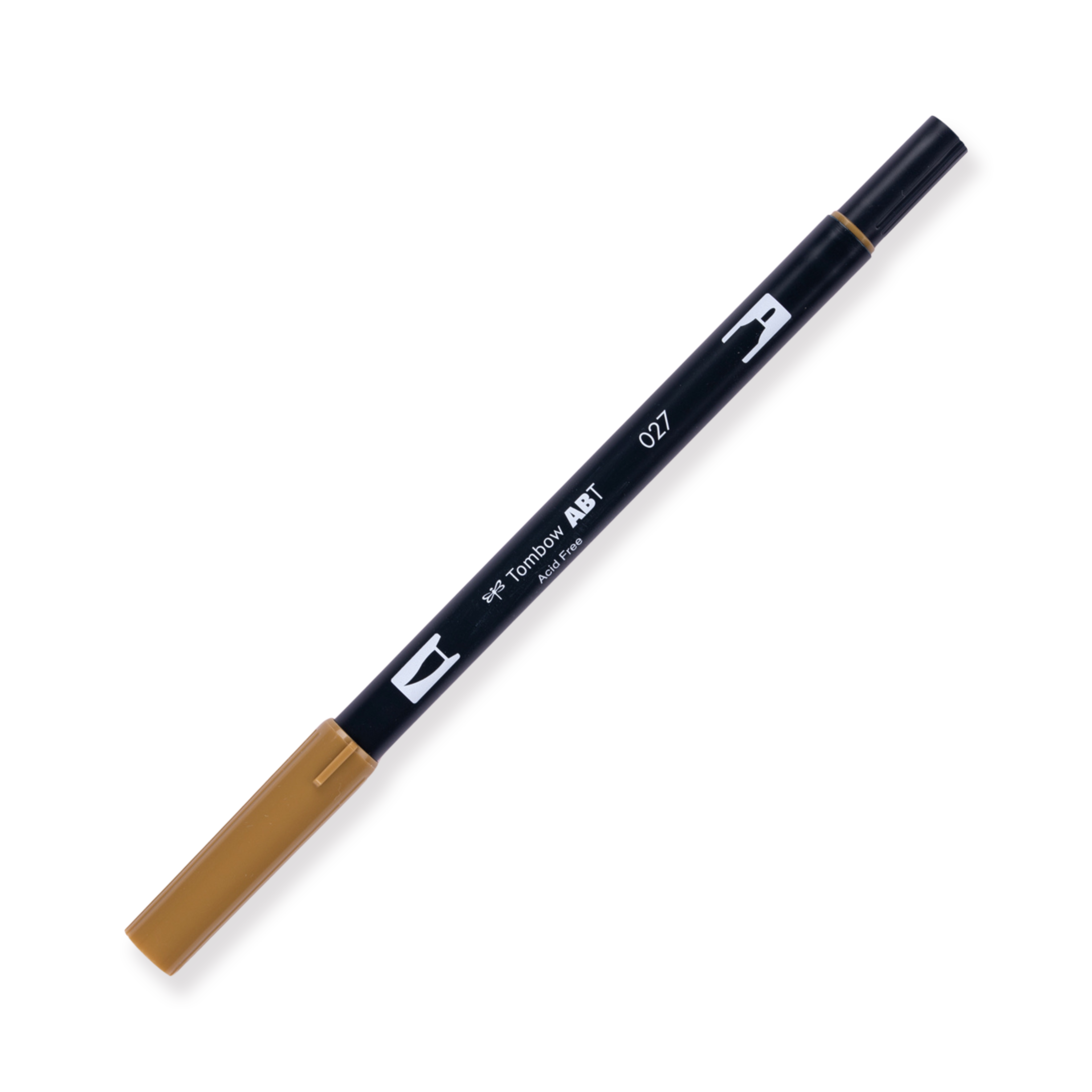 Tombow Dual Brush Pen - 027 - Dunkler Ocker