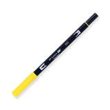 Tombow ABT Dual Brush Pen - 055 - Process Yellow - Stationery Pal