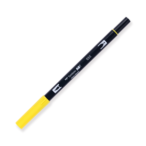 Tombow ABT Dual Brush Pen - 055 - Process Yellow - Stationery Pal