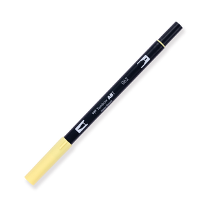 Tombow ABT Dual Brush Pen - 062 - Pale Yellow - Stationery Pal