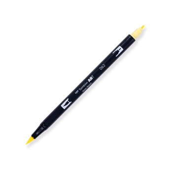 Tombow Dual Brush Pen - 062 - Pale Yellow - Stationery Pal