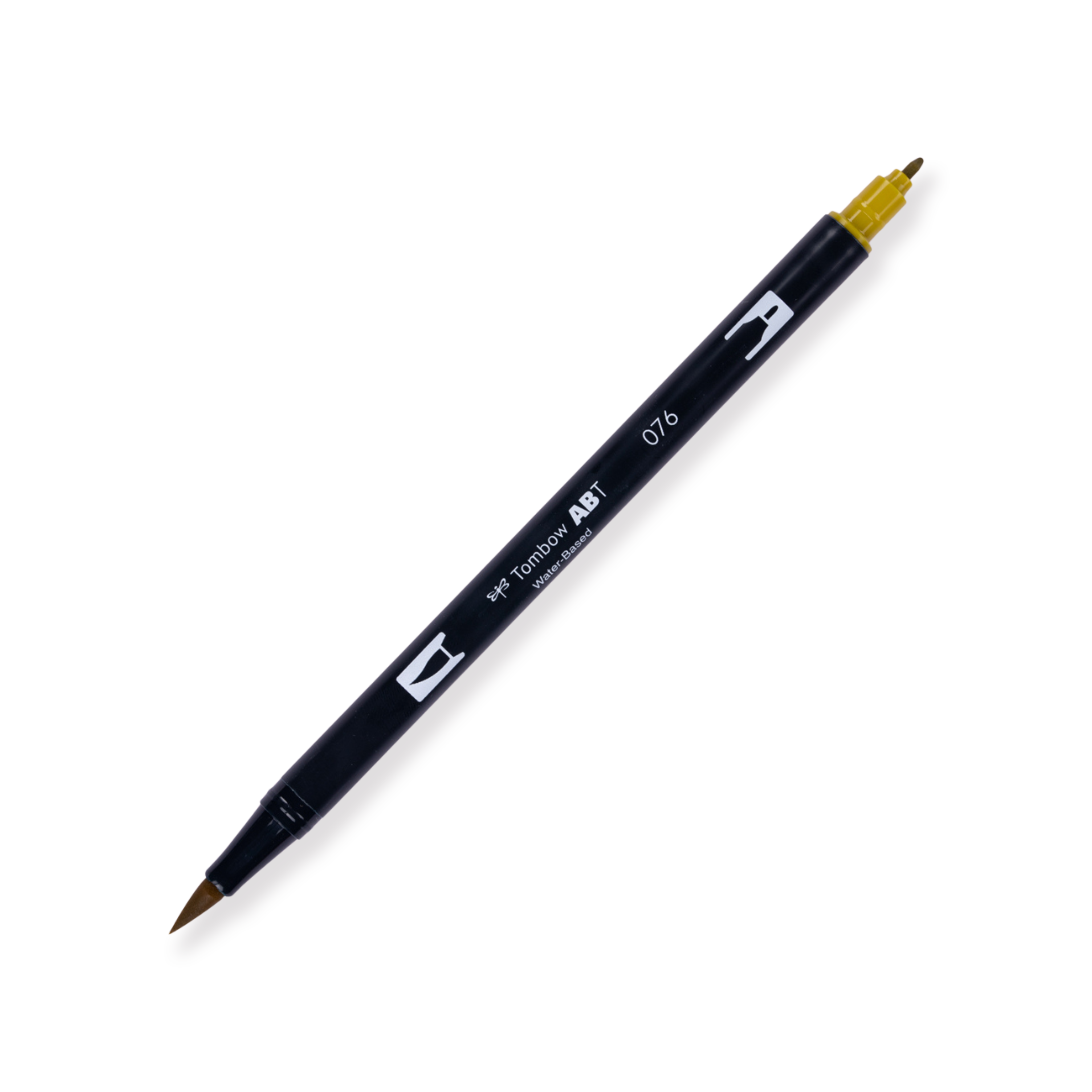Tombow Dual Brush Pen - 076 - Grüner Ocker