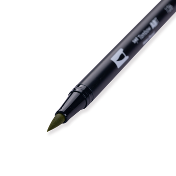 Tombow ABT Dual Brush Pen - 126 - Light Olive - Stationery Pal