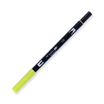 Tombow ABT Dual Brush Pen - 133 - Chartreuse - Stationery Pal