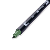 Tombow Dual Brush Pen - 158 - Dark Olive - Stationery Pal