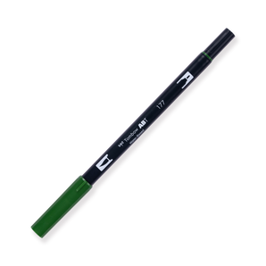 Tombow ABT Dual Brush Pen - 177 - Dark Jade - Stationery Pal