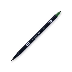 Tombow ABT Dual Brush Pen - 177 - Dark Jade - Stationery Pal