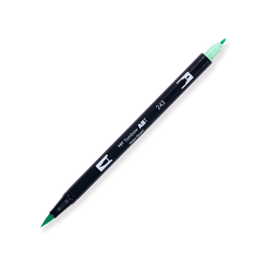 Tombow ABT Dual Brush Pen - 243 - Mint - Stationery Pal