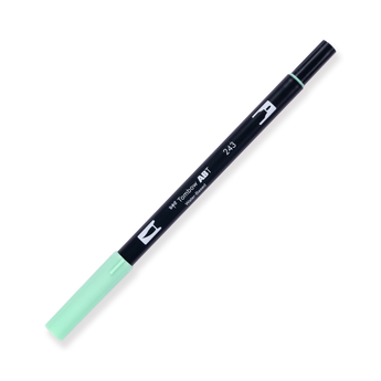 Tombow ABT Dual Brush Pen - 243 - Mint - Stationery Pal