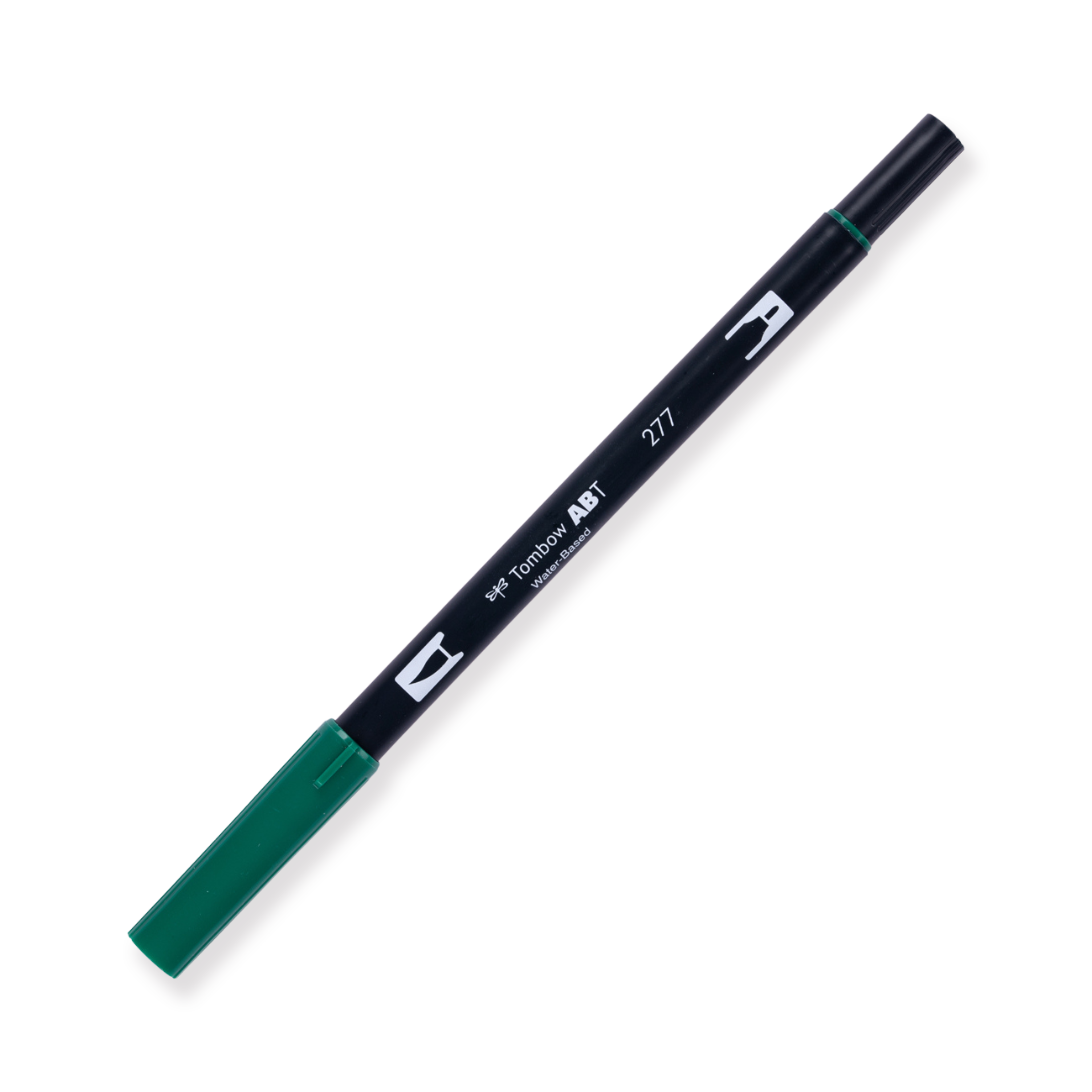 Rotulador de doble punta Tombow - 277 - Verde oscuro