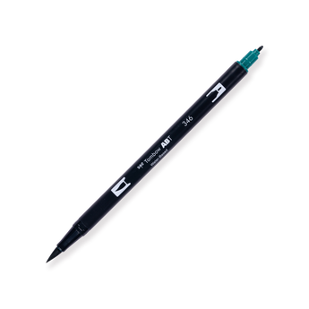 Tombow ABT Dual Brush Pen - 346 - Sea Green - Stationery Pal