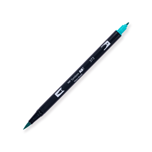 Tombow ABT Dual Brush Pen - 373 - Sea Blue - Stationery Pal