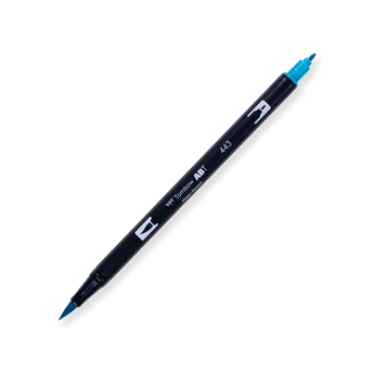 Tombow ABT Dual Brush Pen - 443 - Turquoise - Stationery Pal