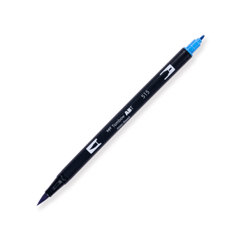 Tombow Dual Brush Pen - 515 - Light Blue - Stationery Pal