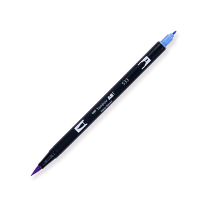 Tombow ABT Dual Brush Pen - 533 - Peacock Blue - Stationery Pal