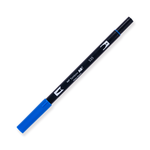 Tombow ABT Dual Brush Pen - 535 - Cobalt Blue - Stationery Pal