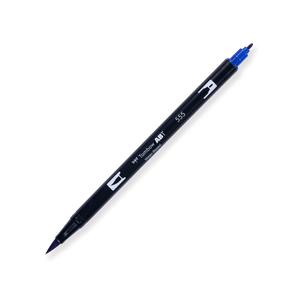 Tombow ABT Dual Brush Pen - 555 - Ultramarine - Stationery Pal