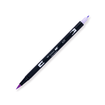 Tombow Dual Brush Pen - 620 - Lilac - Stationery Pal