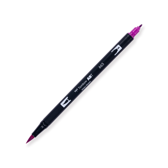 Tombow ABT Dual Brush Pen - 665 - Purple - Stationery Pal