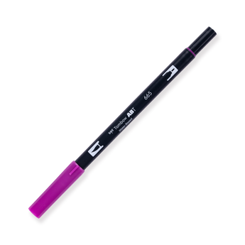 Tombow ABT Dual Brush Pen - 665 - Purple - Stationery Pal