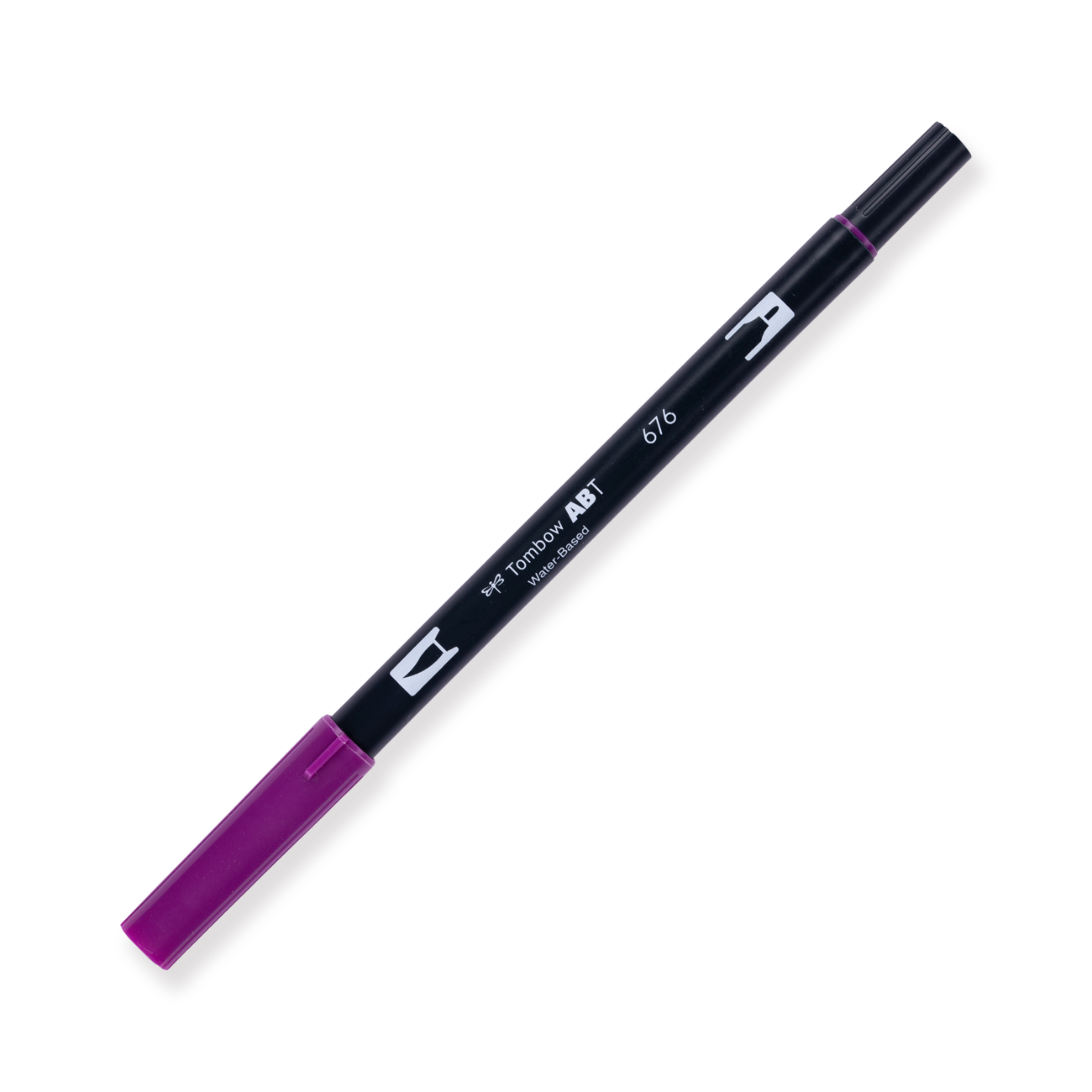 Rotulador de doble punta Tombow - 676 ​​- Púrpura real