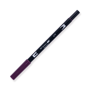 Tombow Dual Brush Pen - 679 - Dark Plum - Stationery Pal