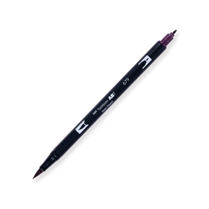 Tombow Dual Brush Pen - 679 - Dark Plum - Stationery Pal