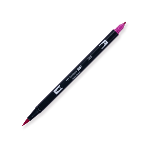 Tombow Dual Brush Pen - 685 - Deep Magenta - Stationery Pal