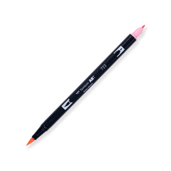 Tombow ABT Dual Brush Pen - 723 - Pink - Stationery Pal