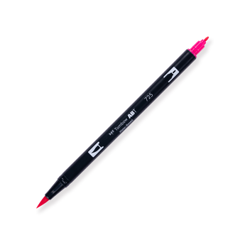 Tombow Dual Brush Pen - 725 - Rhodamine Red - Stationery Pal