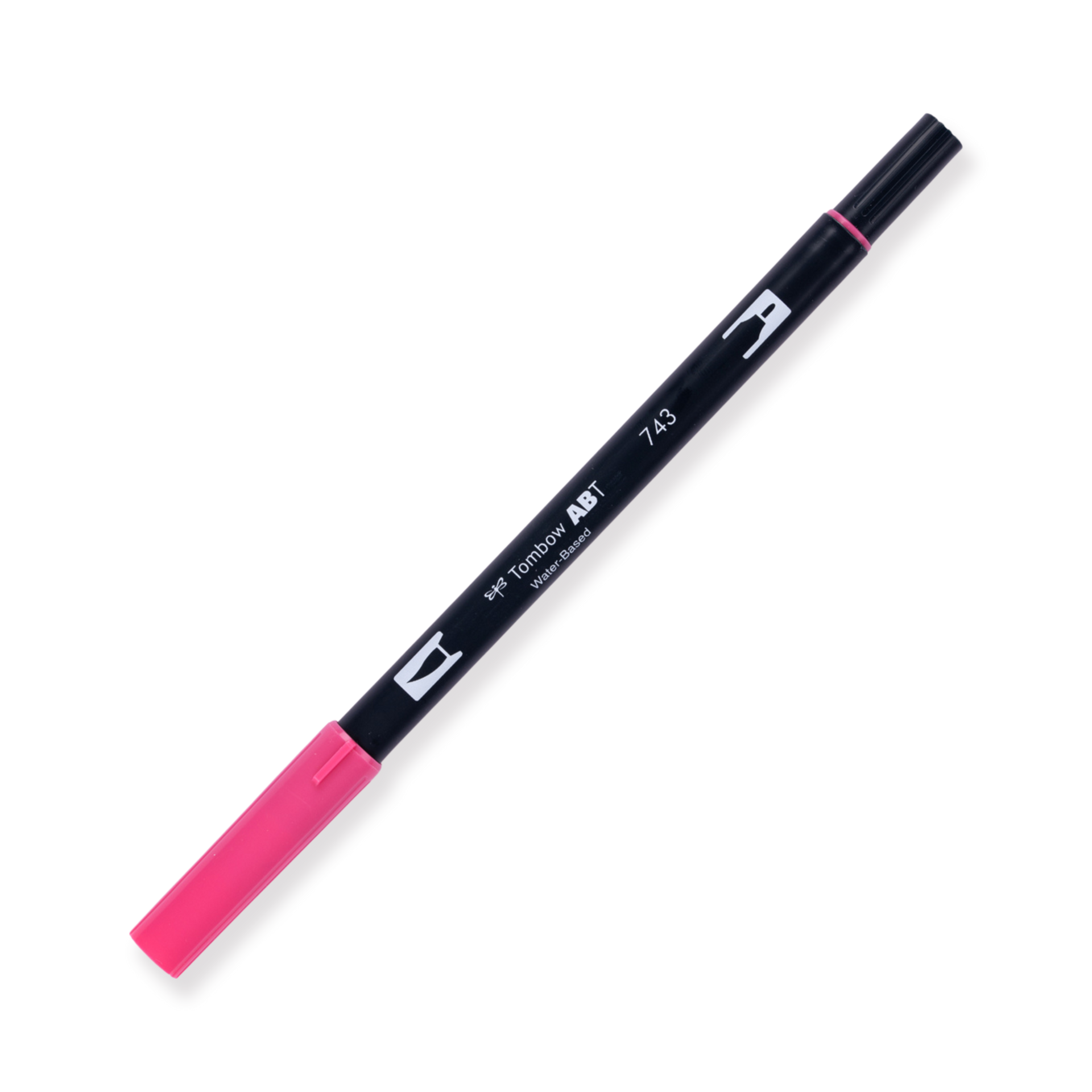 Tombow ABT Dual Brush Pen - 743 - Hot Pink – Stationery Pal