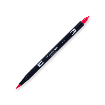 Tombow ABT Dual Brush Pen - 755 - Rubine Red - Stationery Pal