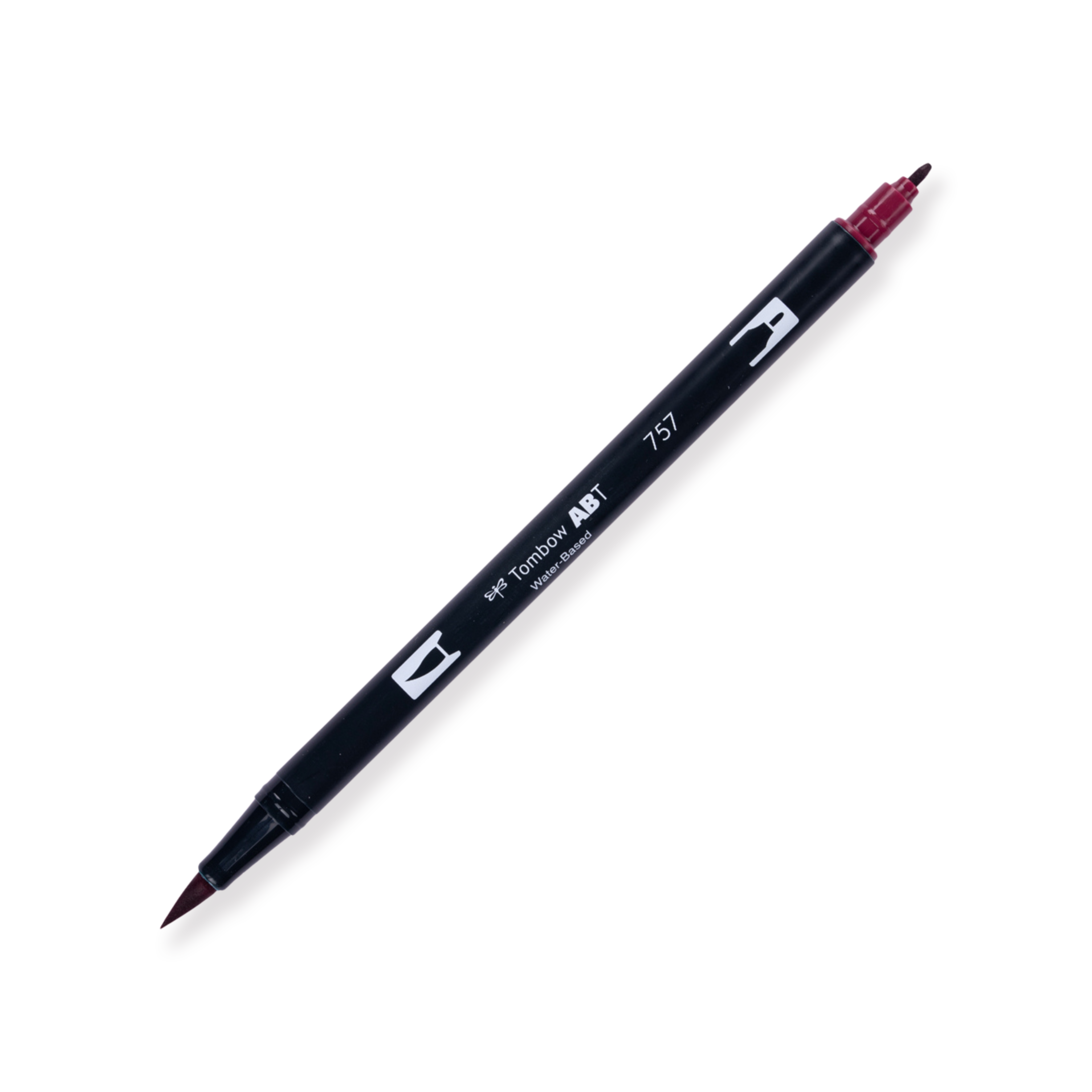 Tombow Dual Brush Pen - 757 - Port Red