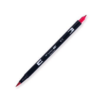 Tombow ABT Dual Brush Pen - 815 - Cherry - Stationery Pal