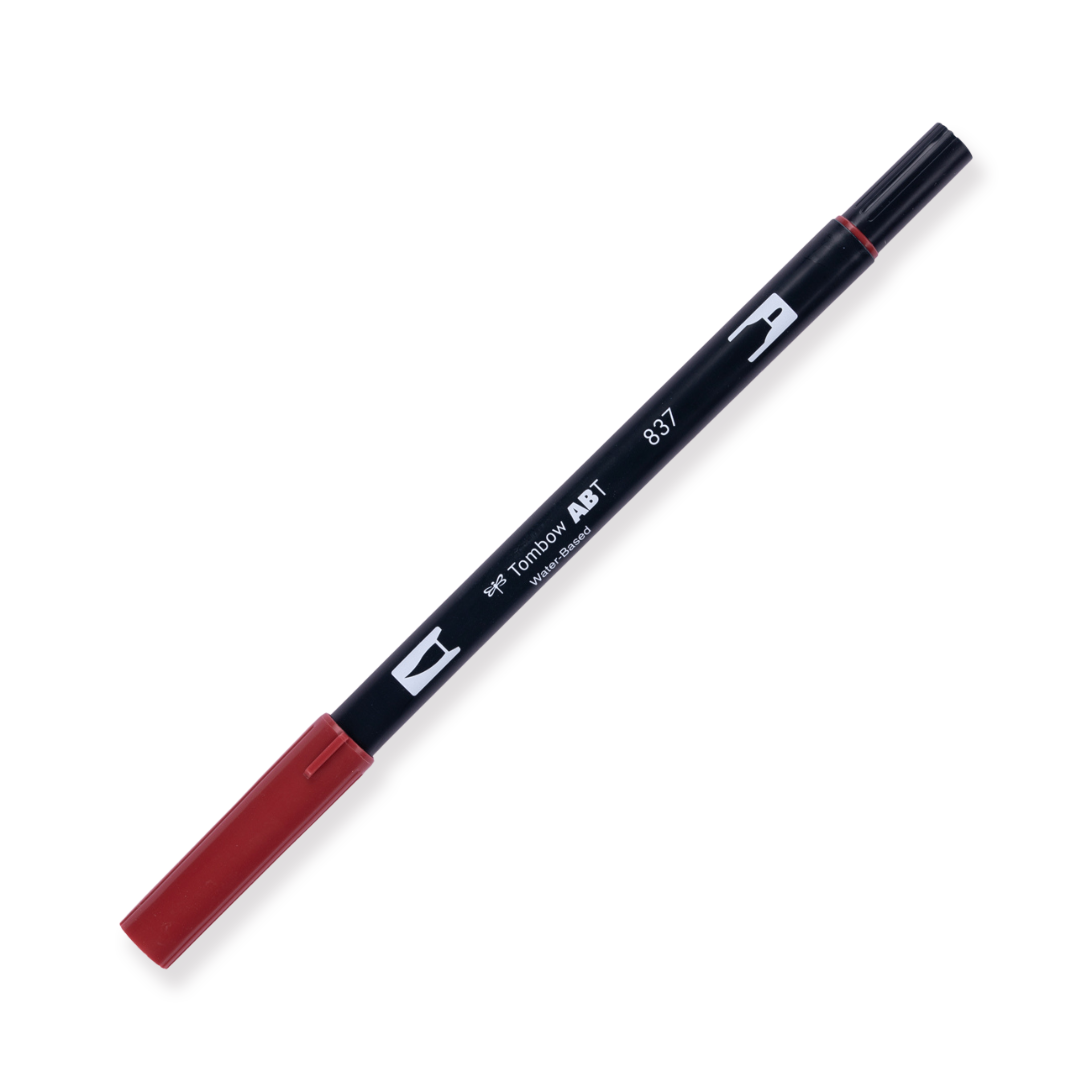 Tombow Dual Brush Pen - 837 - Weinrot
