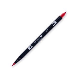 Tombow Dual Brush Pen - 847 - Crimson - Stationery Pal