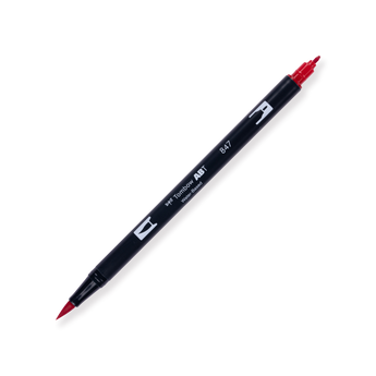 Tombow ABT Dual Brush Pen - 847 - Crimson - Stationery Pal