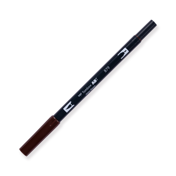 Tombow ABT Dual Brush Pen - 879 - Brown - Stationery Pal