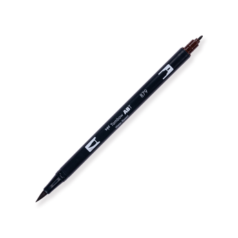 Tombow Dual Brush Pen - 879 - Brown - Stationery Pal