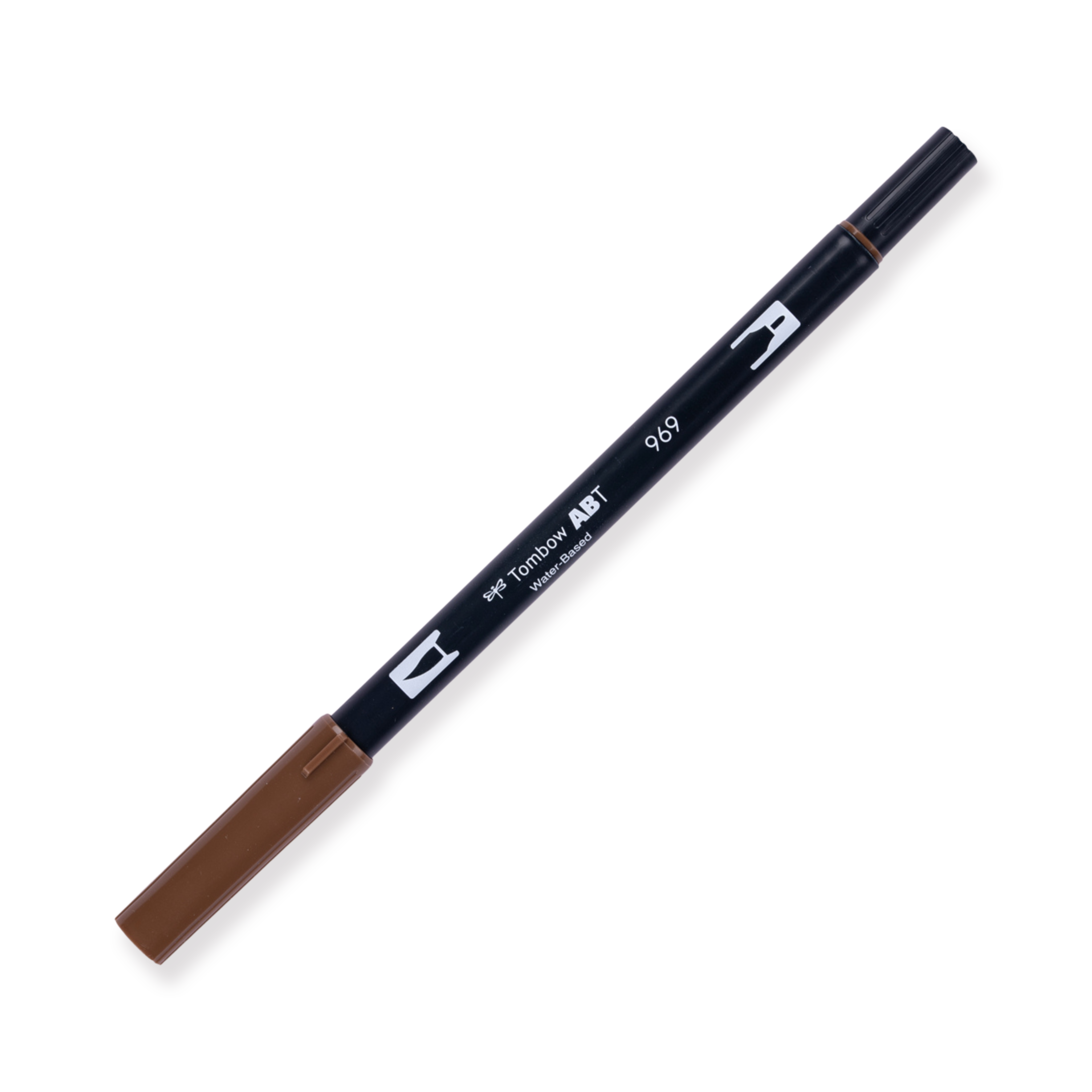 Rotulador de doble punta Tombow - 969 - Chocolate