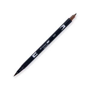 Tombow ABT Dual Brush Pen - 969 - Chocolate - Stationery Pal