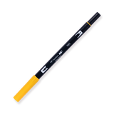 Tombow Dual Brush Pen - 985 - Chrome Yellow - Stationery Pal