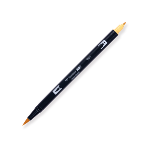 Tombow ABT Dual Brush Pen - 991 - Light Ochre - Stationery Pal