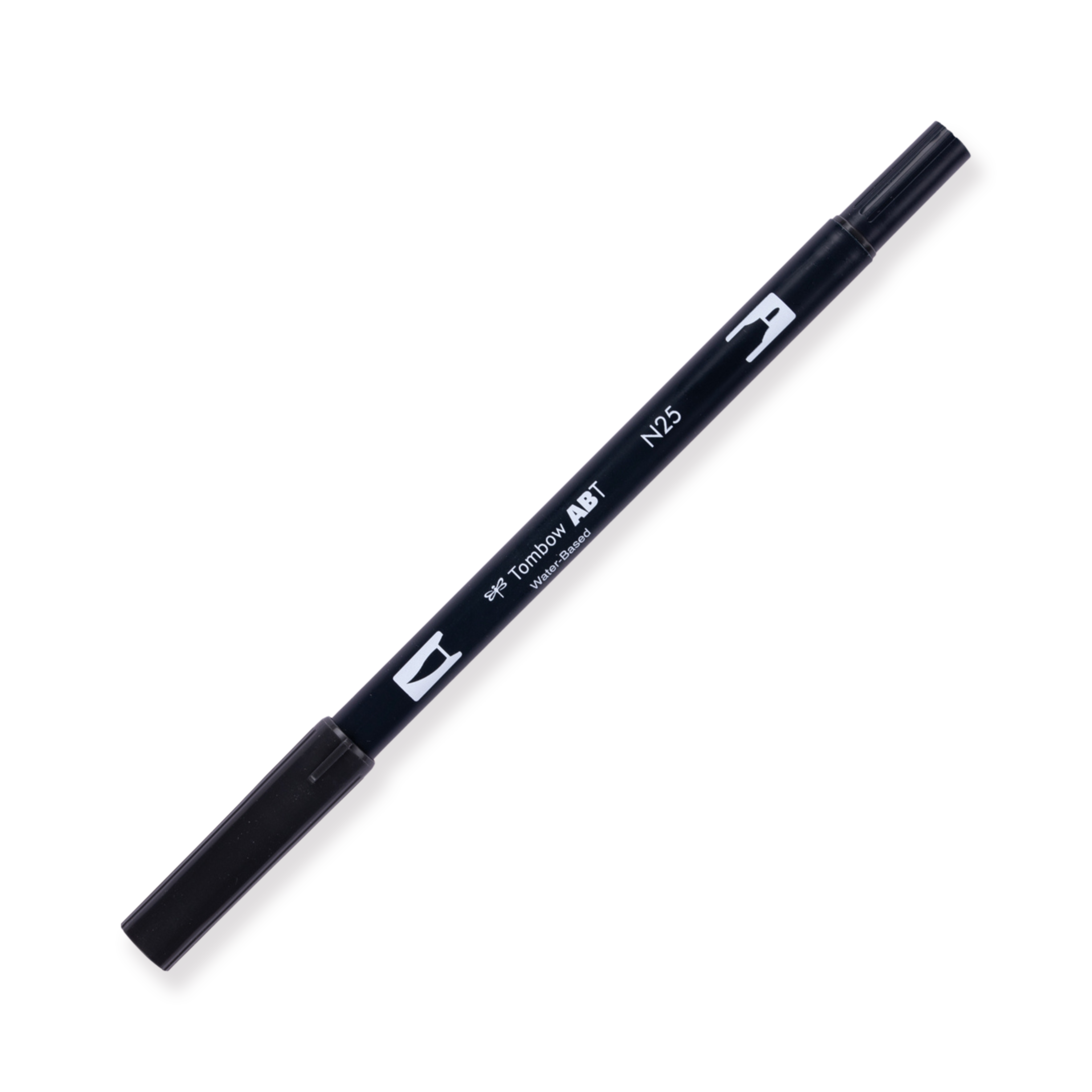 Tombow Dual Brush Pen Graustufen - N25 - Lampenschwarz