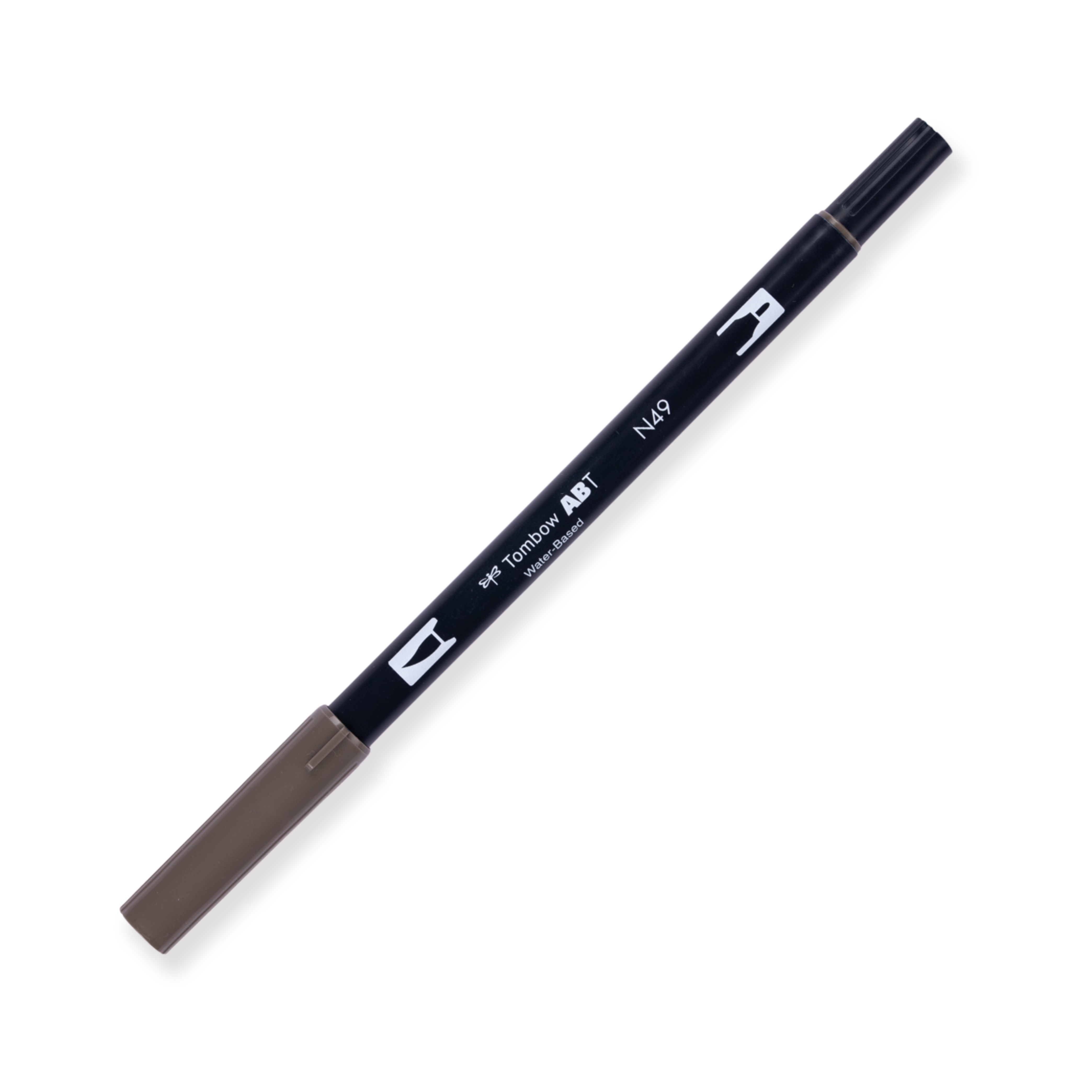 Rotulador Tombow Dual Brush en escala de grises - N49 - Gris cálido 8