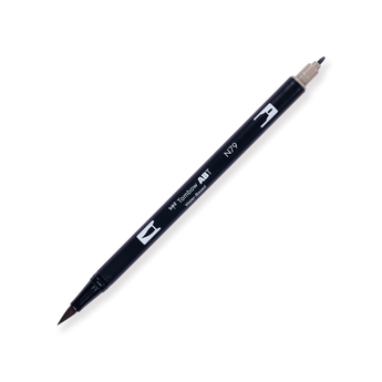 Tombow ABT Dual Brush Pen Grayscale - N79 - Warm Gray 2 - Stationery Pal