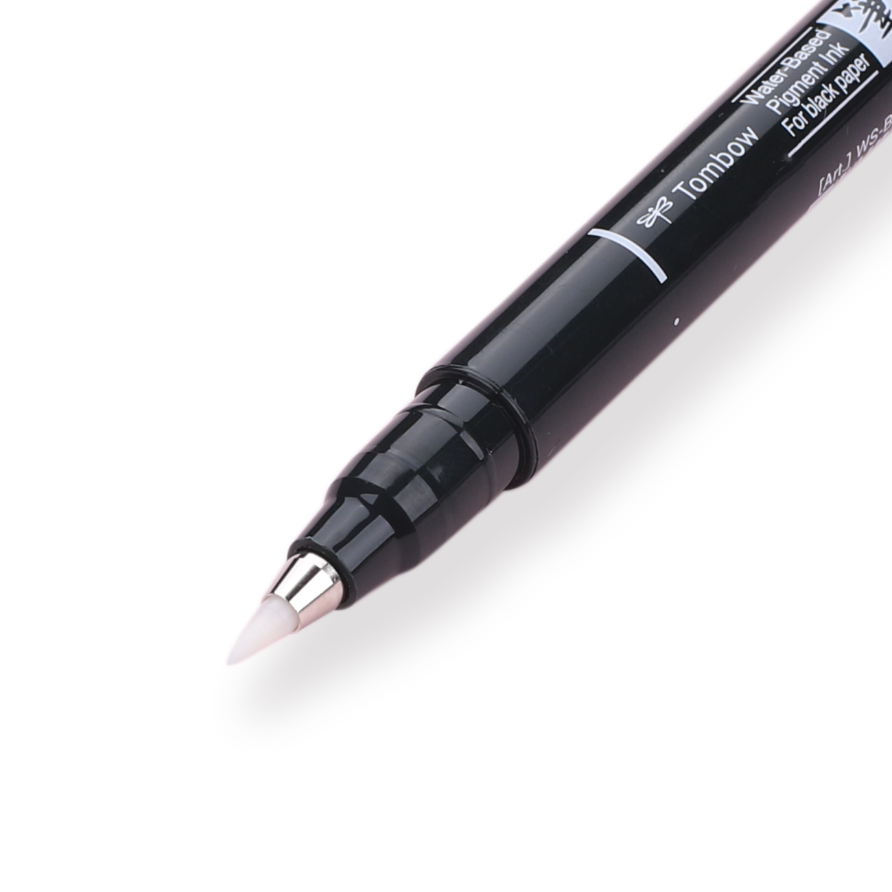 Tombow Fudenosuke Colors Brush Pen - 2022 White - Stationery Pal